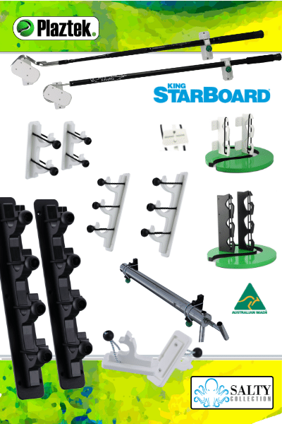 Boat Gunnel Storage for your boat fit out, fishing rod storage, gaffs, landing nets and much more