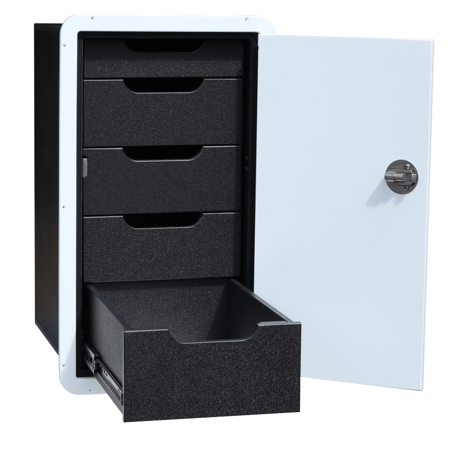 Boat shop tackle storage