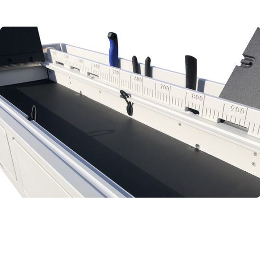 Plaztek Bait Board Ruler divider with our defrost bin and double tackle drawer