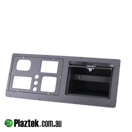 Boat Dash and Glove Box in one made from black king StarBoard
