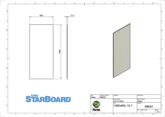 12.7mm King Starboard HDPE The Original