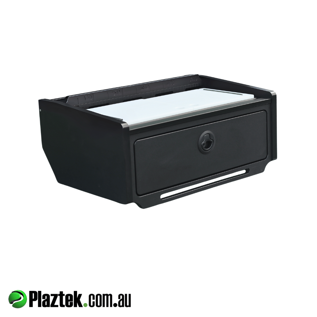 Plaztek bait boards have 19mm King StarBoard sides for added strength. Made with black King StarBoard.
