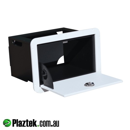 Plaztek KickAss pie warmer has the top of the carcass removed to allow het to escape. Made in White/White King StarBoard 