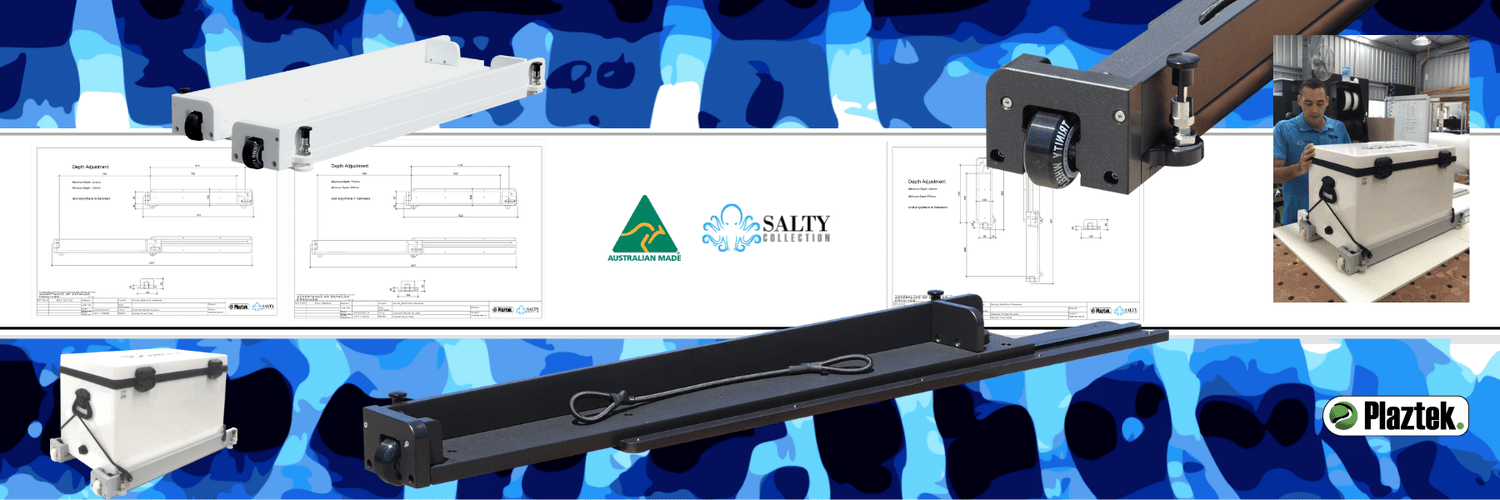 Cooler Fridge slides for your boat or outdoor use, built for salt water use