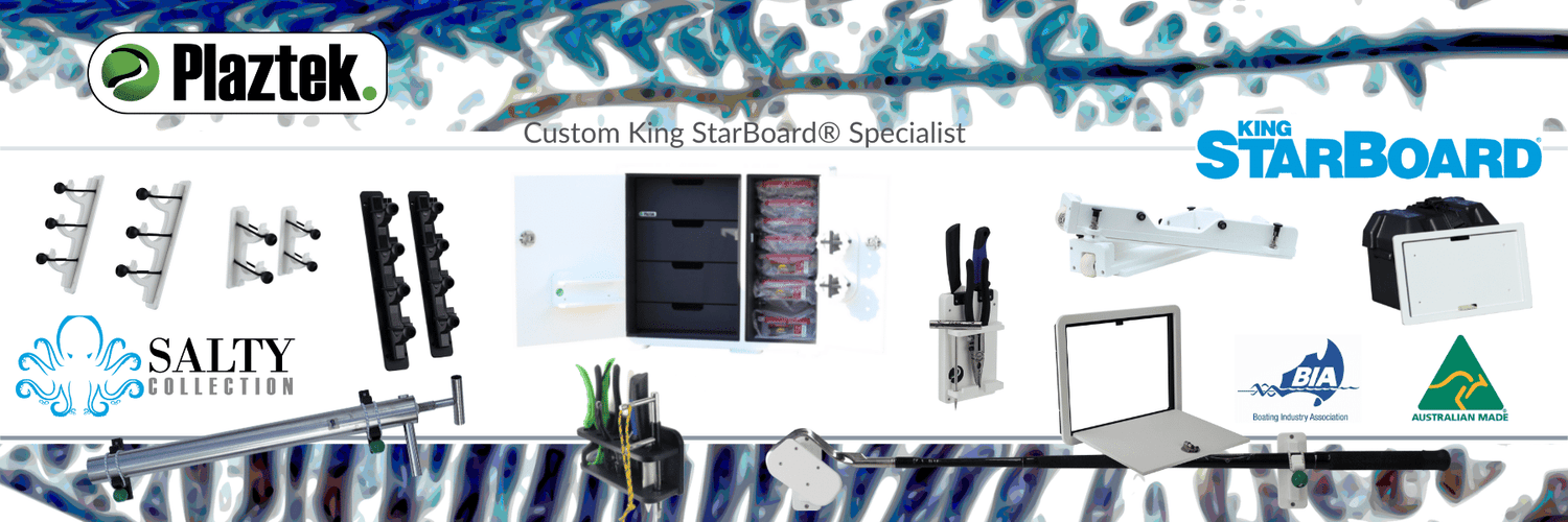 Plaztek boat fit out products to last a lifetime, a Marine Board Specialist with King StarBoard 