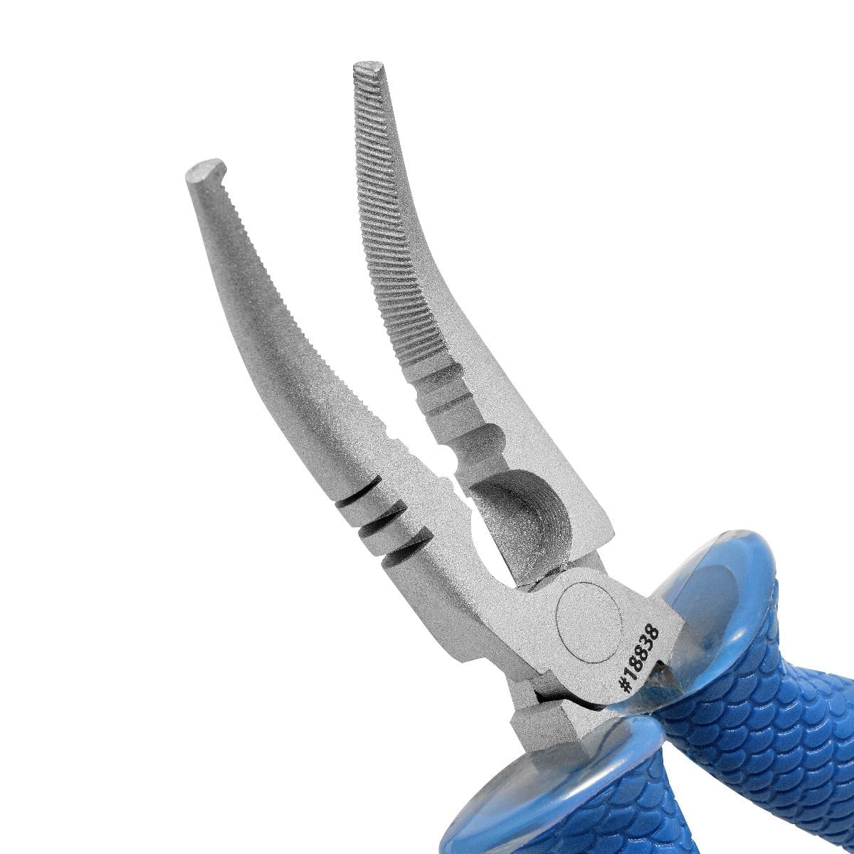 Plaztek Cuda 7" bent nose split ring plier are 3 x harder then steel making ideal tool for heavy use.