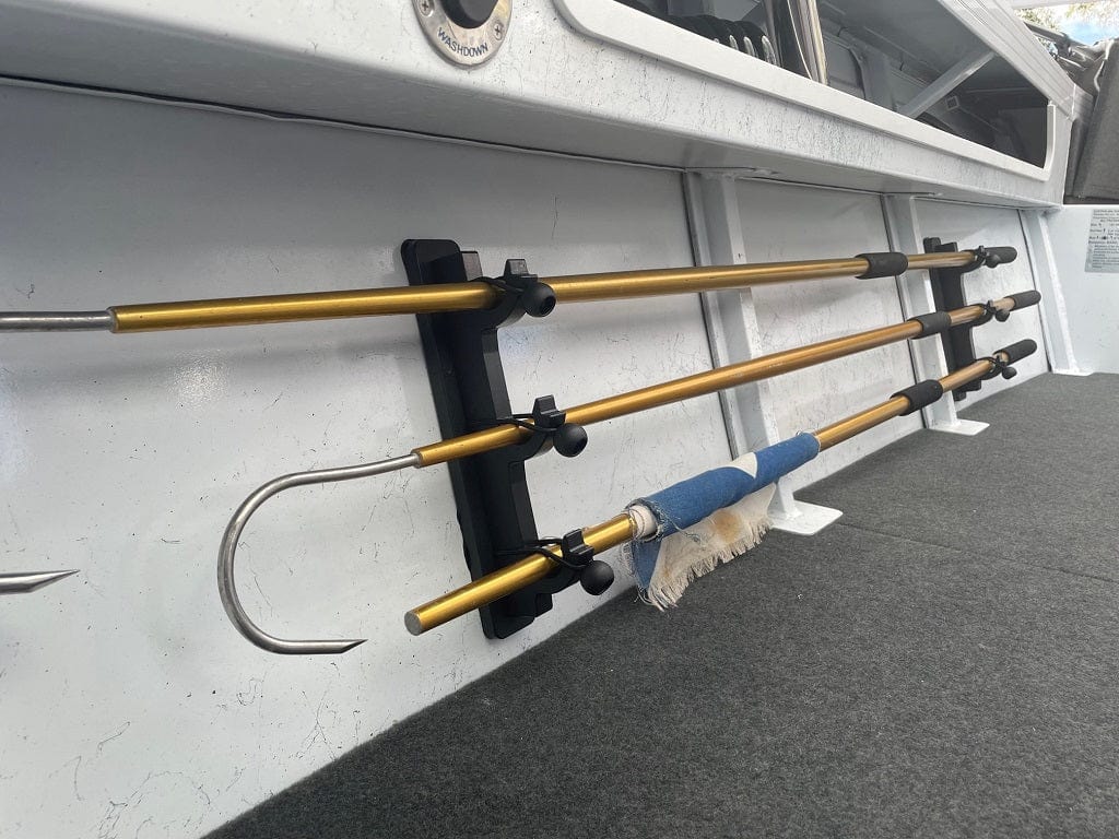 Boat Gaff/Pole/Rod Holder Gang 100mm Centres Off Set