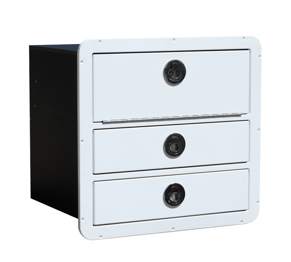 Boat Tackle Cabinet 2 Drawers Storage Combo 2 Tray Narrow