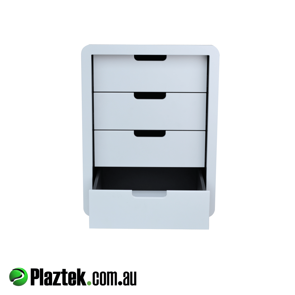 Boat Outfitting Tackle Storage Cabinet with open face made using King StarBoard.