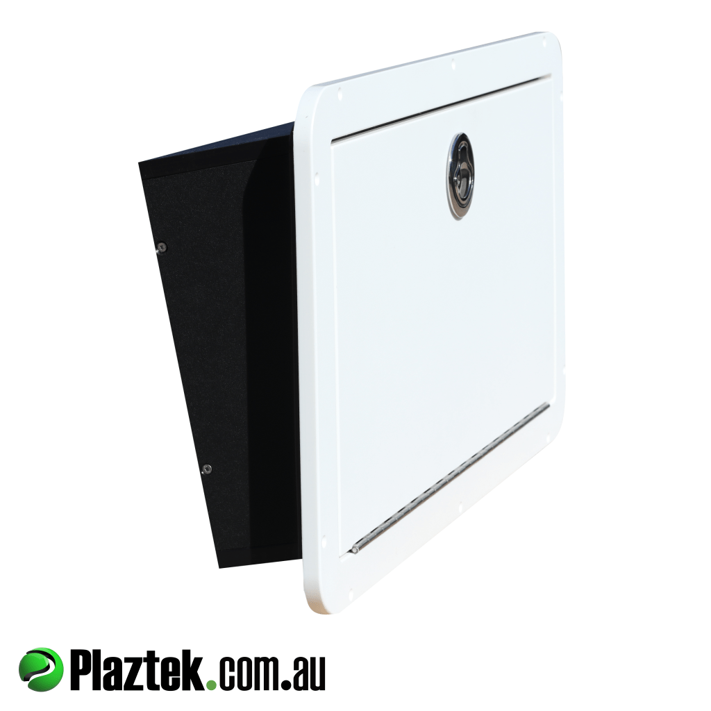 Plaztek isolation electrical box. Designed to cover all the isolator switches and keep them out of the elements. Made in QLD, Australia.