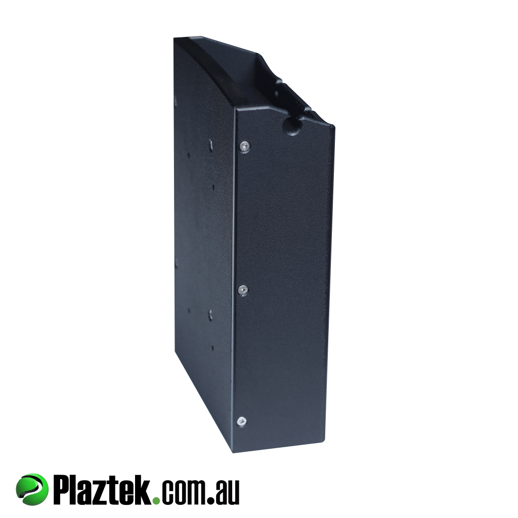 Side view showing the S/S screws that fix the holder together. Made from black King StarBoard