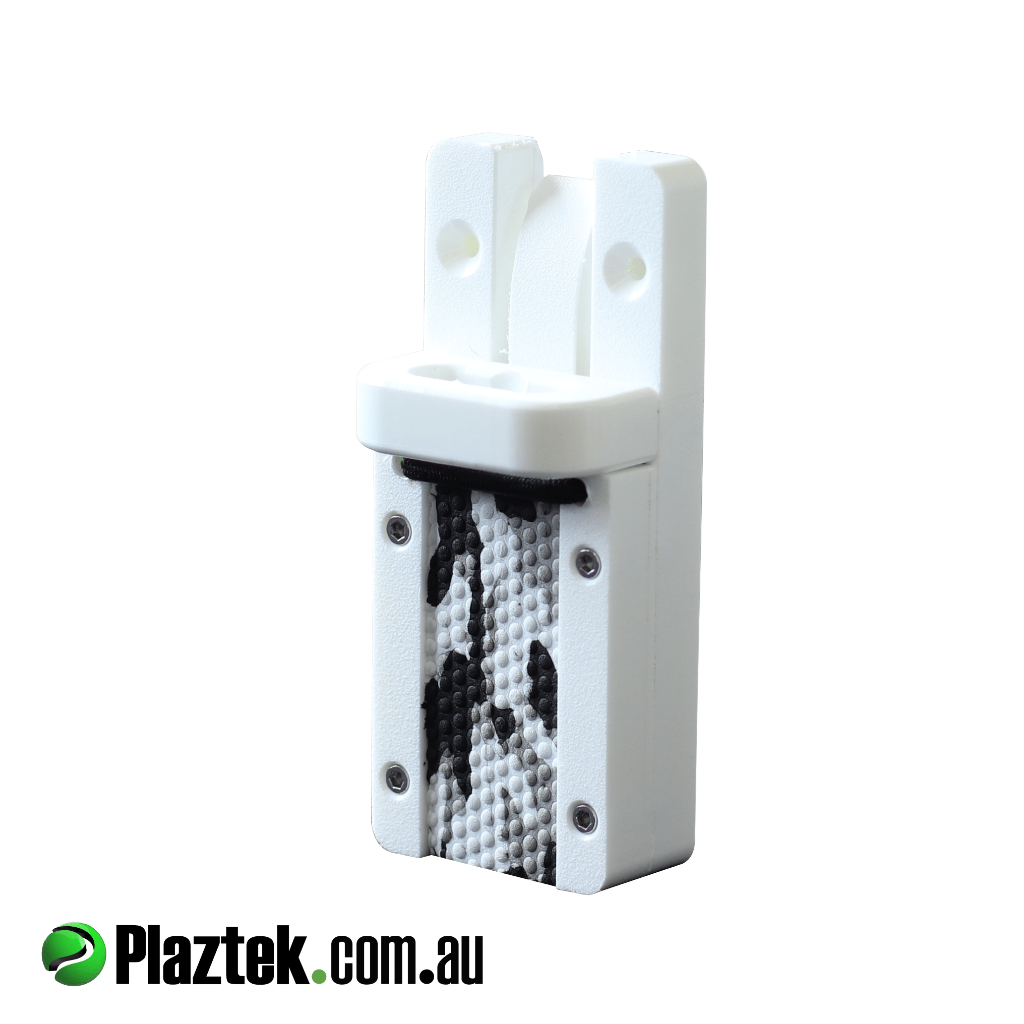 Plaztek boat fishing tool holder, made from King StarBoard in White White colour , features a clip to reduce rattles s