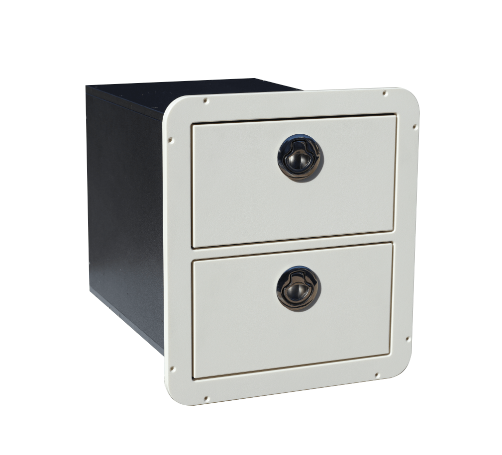 2 Drawer Boat Tackle Storage | Cutout Size 330mmW x 375mmH