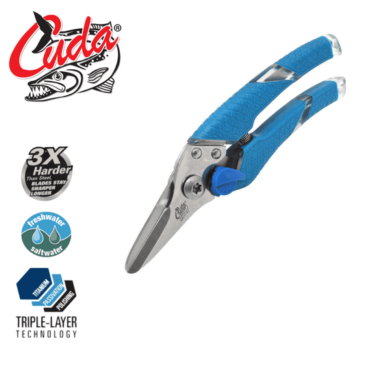 Plaztek Cuda leader bypass cutters can be used in both fresh and saltwater. 