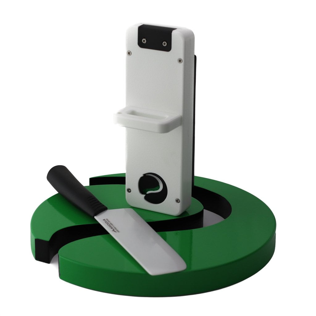 Plaztek Fishing Knife Holder Single + Accessory Holder in White  plastic