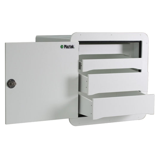 Plaztek 4 Drawer Tackle Storage Cabinet for Boat Outiftting