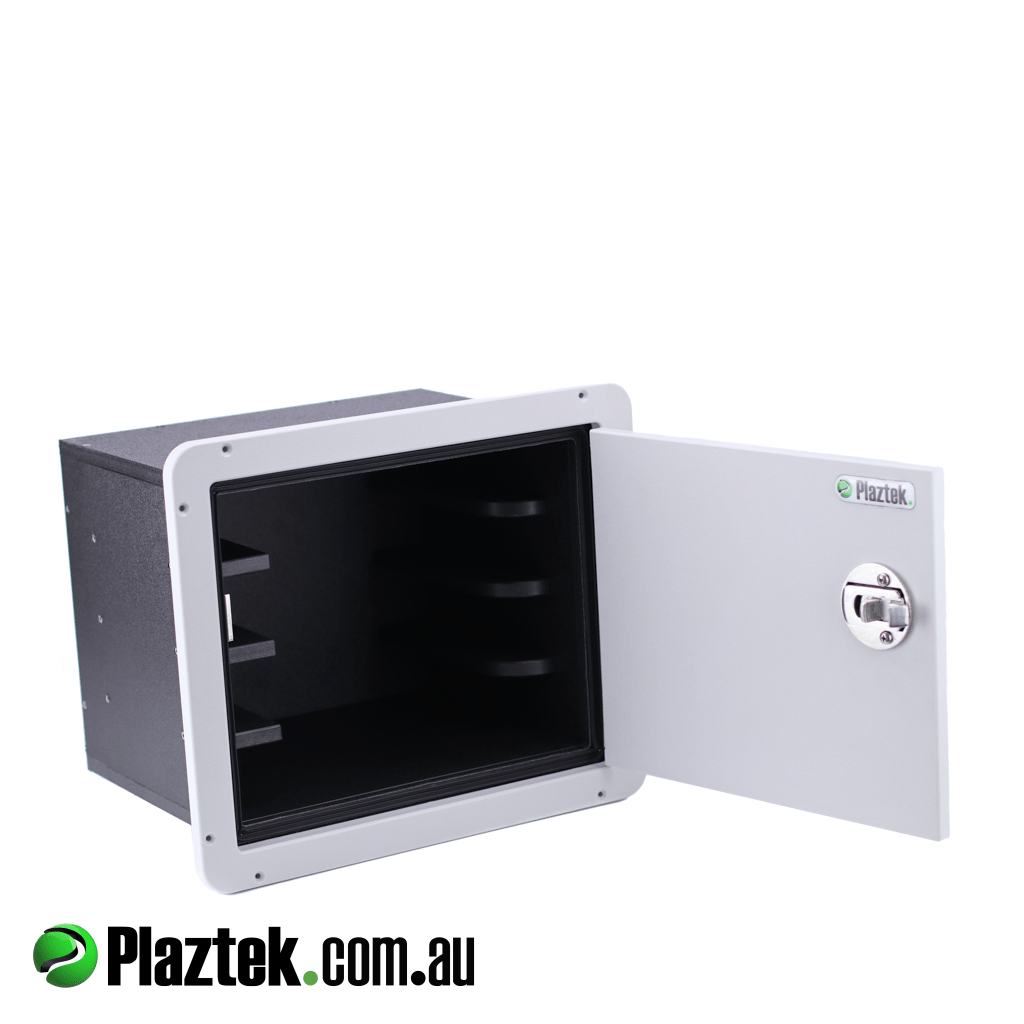 Plaztek Australian Made Boat Tackle Cabinet Slide Out 4 Tray Wide