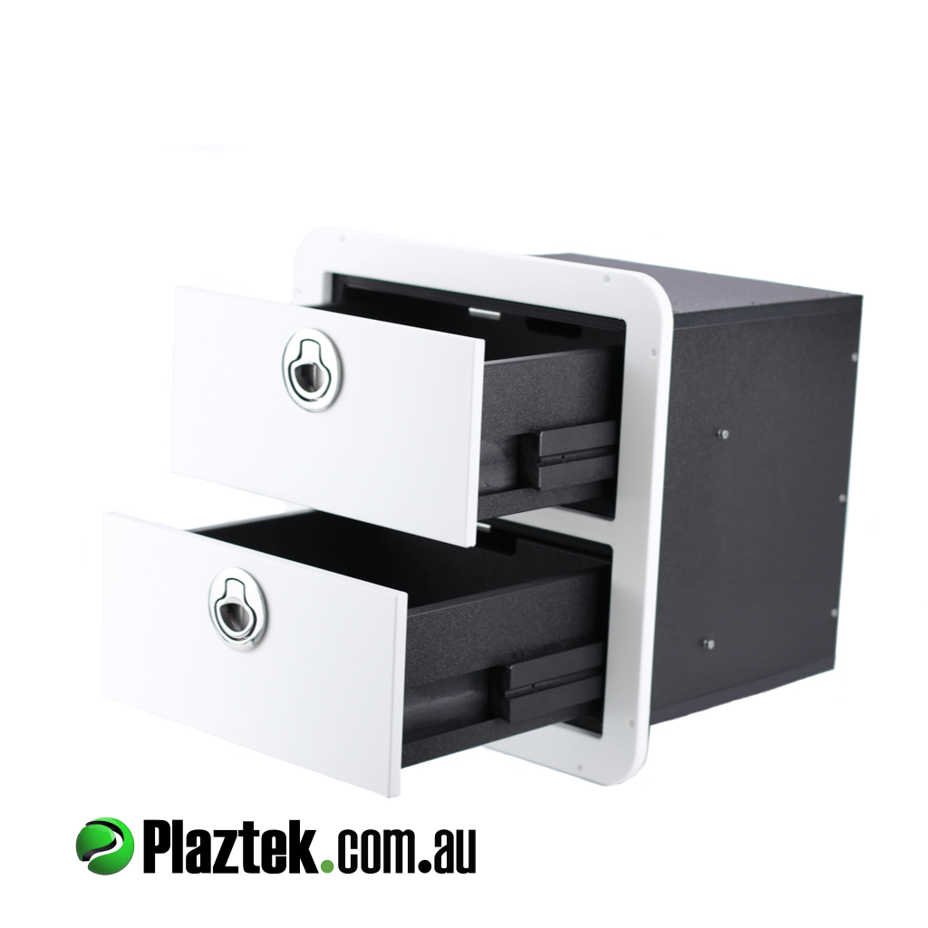 Australian Made Custom Boat Drawers from Plaztek for Tackle Storage