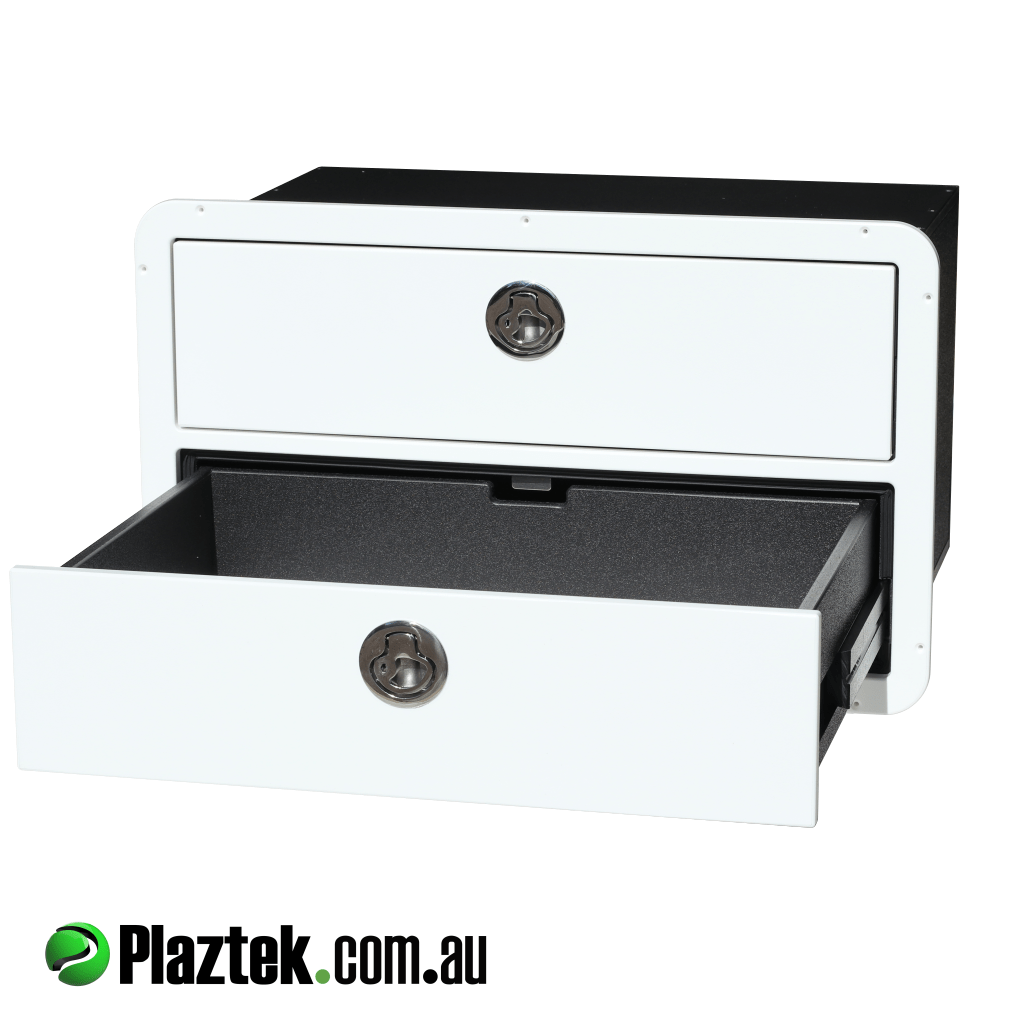 Plaztek custom built boat drawers, made in Australia to your cut out size