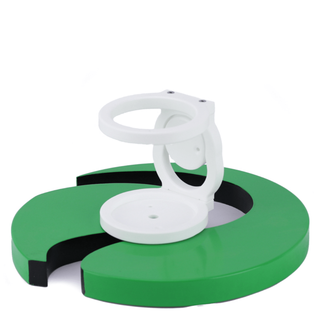 Plaztek single drink holder for your boat has clip-on clip-off feature so you can easily move them round your boat, holds a stubby or can in cooler up to 81mm