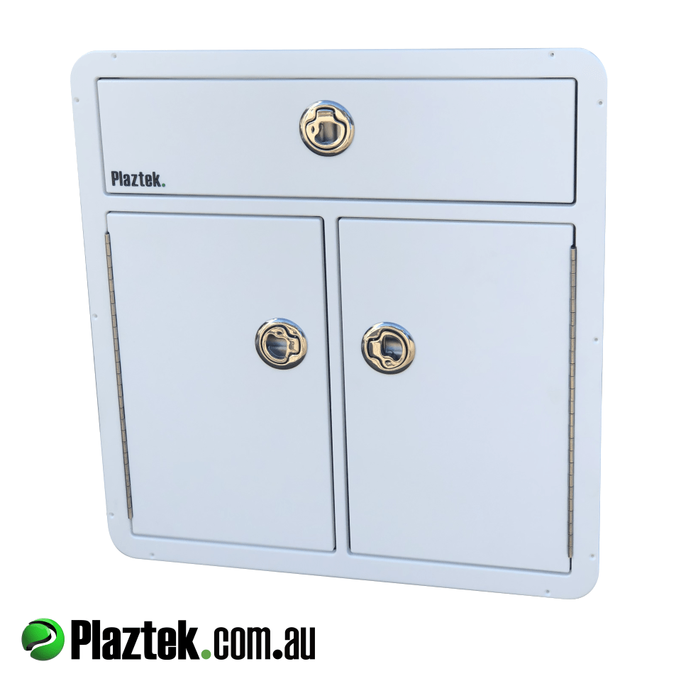 Plaztek Australian Made Tackle Cabinets and rigging consoles for your boat, Made from the original Marine polymer board King Starboard®