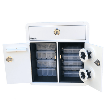 Plaztek_Boat Tackle_Storage Cabinets, Made from King StarBoard® Australian Made Boat accessory 