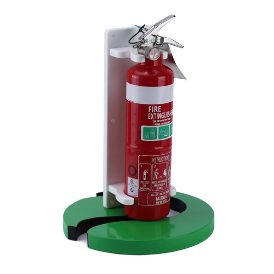 Australian Made Boat Fire Extinguisher Bracket from Plaztek