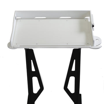 Plaztek Bait Board and Filleting Table with knife block, top view, a Australian made product