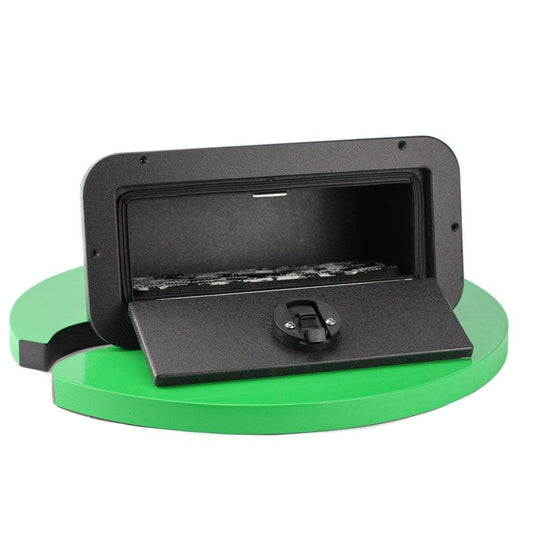 Plaztek Horizontal Glove Box is a water resistant boat outfitting accessory