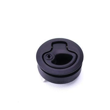 Slam Lockable Latch in Black Plastic SS keeper