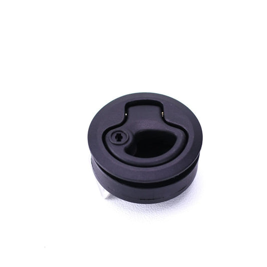 Slam Lockable Latch in Black Plastic SS keeper