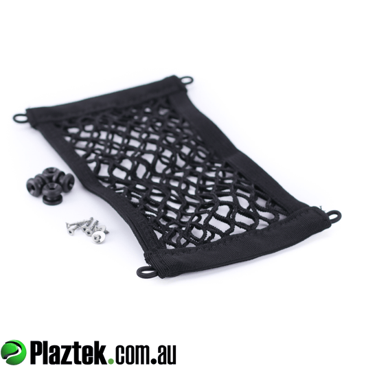 Plaztek Storage Nets attach to Boat Tackle Cabinets